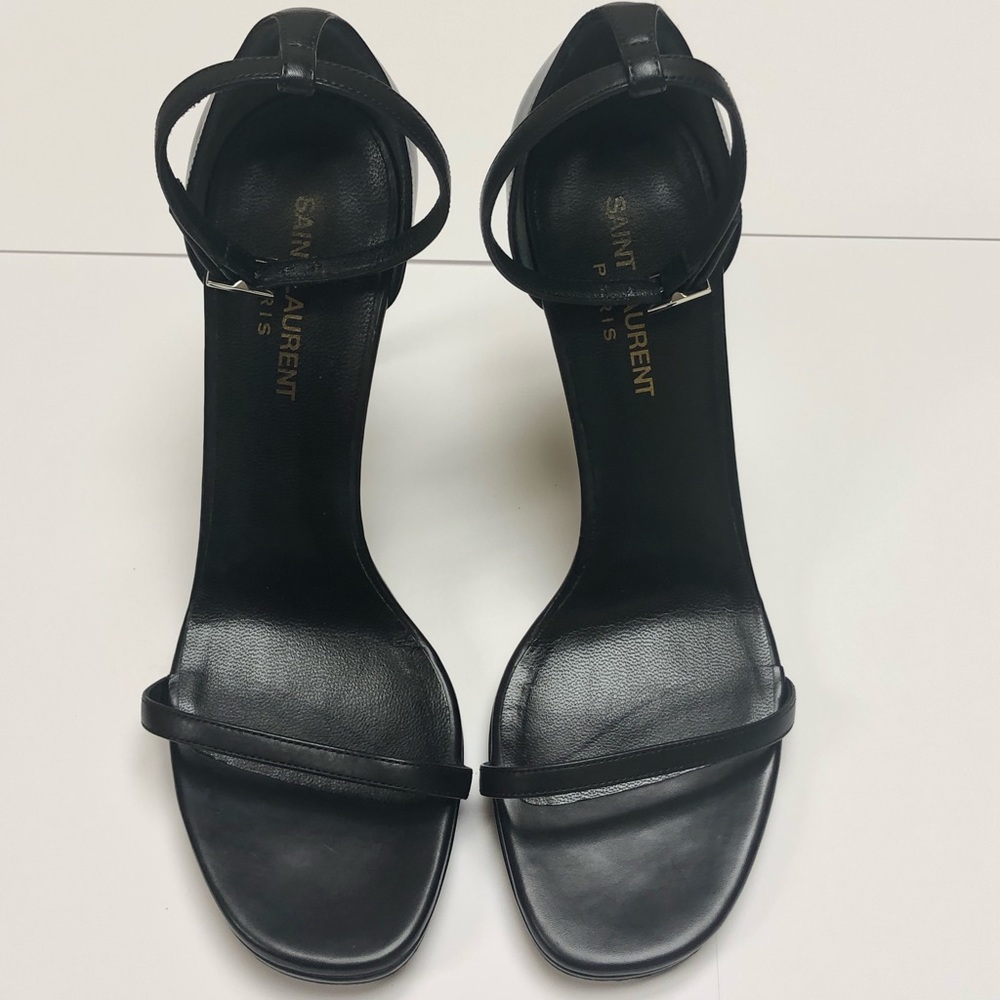 YSL St Laurent Jane Heels Black